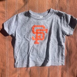3/$10 Gray Kids Shirt with SF Giants Orange Logo